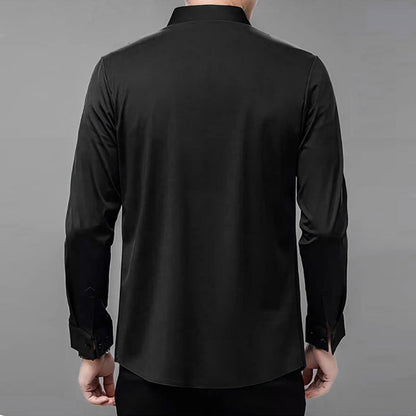 Nahtloses Stretch-Langarmshirt für Herren