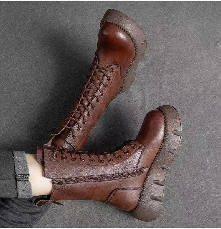 🔥2024 neue modische orthopädische Lederstiefel