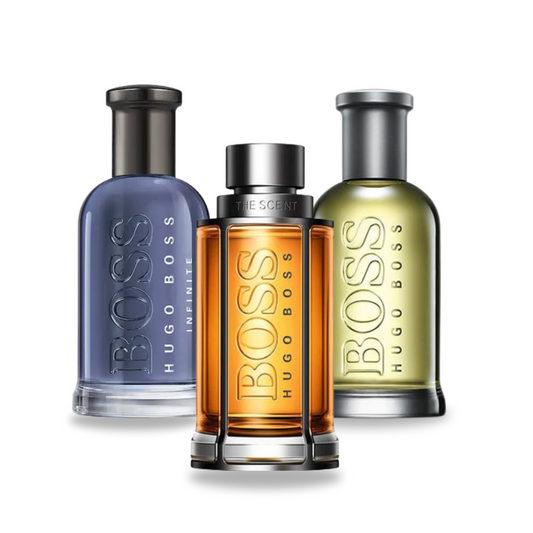 3 Parfüms zu Fabrikpreise (100ml) - Boss Bottled Infinite, Boss The Scent, Boss Bottled