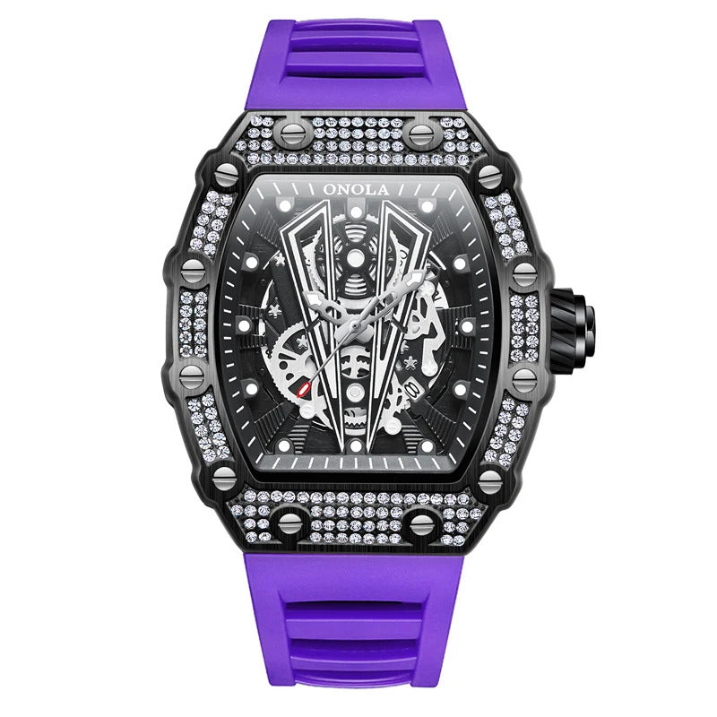 ONOLA Watch Quartz "Venom" V-Series Diamond Bezel