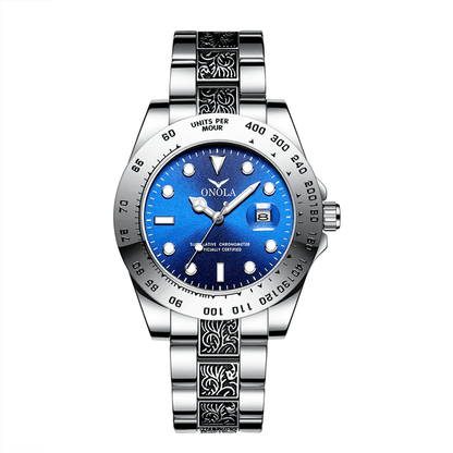 ONOLA Watch Unique Carved Quartz 30M Waterproof