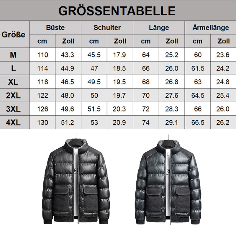 Ideales Geschenk - Urban Steppwinterjacke mit Stehkragen