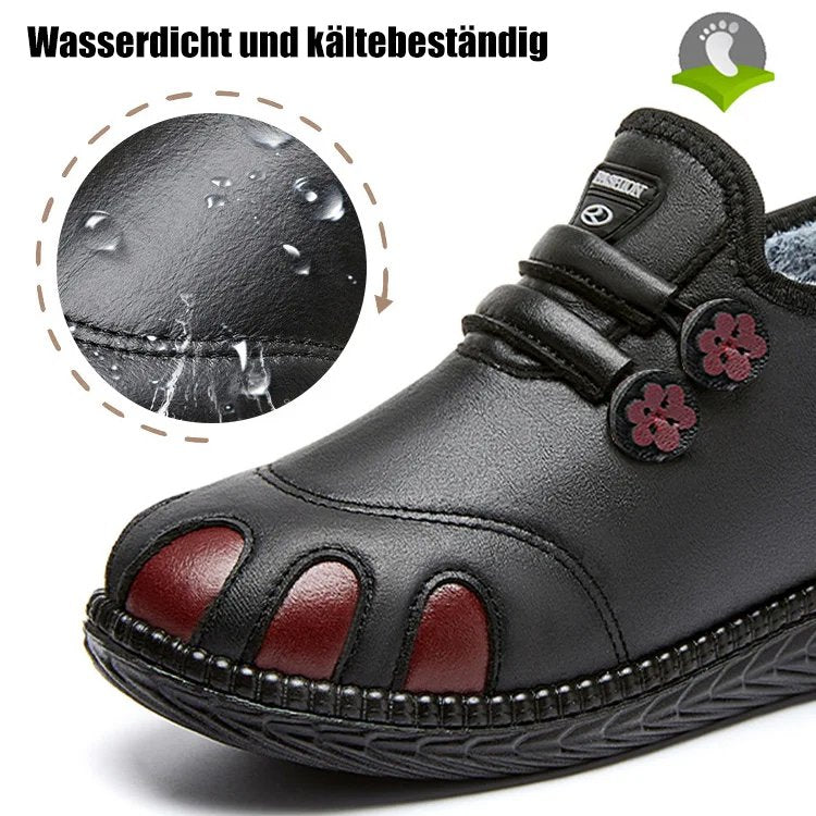 💥Black Friday Sale - 49% Rabatt!💥Echtes Leder verdickte warme flache Schuhe