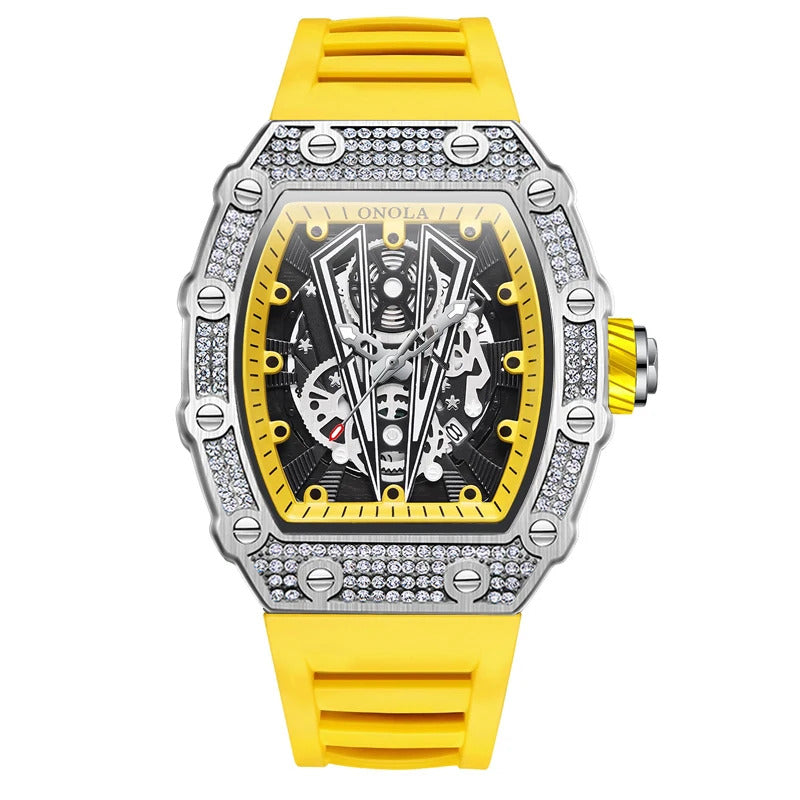 ONOLA Watch Quartz "Venom" V-Series Diamond Bezel