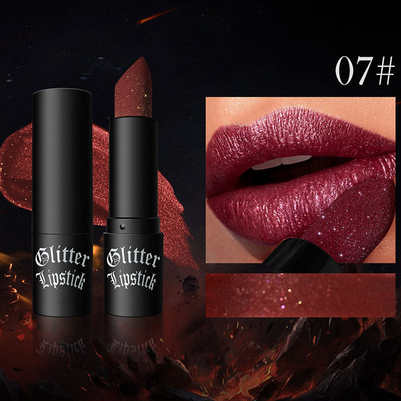 [🔥Der niedrigste Preis von heute]Matte Permanent Lipstick With Fine Glitters✨✨✨✨