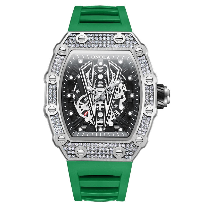 ONOLA Watch Quartz "Venom" V-Series Diamond Bezel