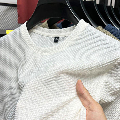 MESH-EIS-SEIDEN-T-SHIRT MIT KURZEN ÄRMELN – Kaufen Sie 2 versandkostenfrei