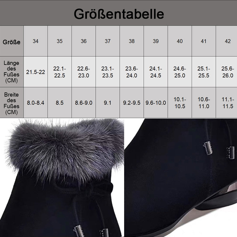 🔥Kostenlose Lieferung🔥Modische, warme, dicke und rutschfeste Stiefeletten für Frauen 🔥Kaufe 2, kostenloser Versand🔥