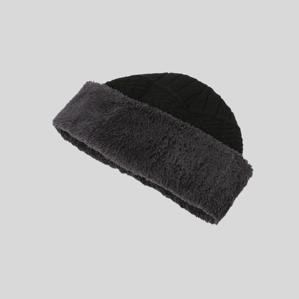 Unisex Winter-Accessoire-Set aus dicker Wolle -HARRISON