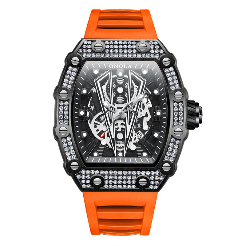 ONOLA Watch Quartz "Venom" V-Series Diamond Bezel