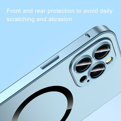 Magnetische Aufladung Aluminium Metall Bumper Matte Case Cover für iPhone