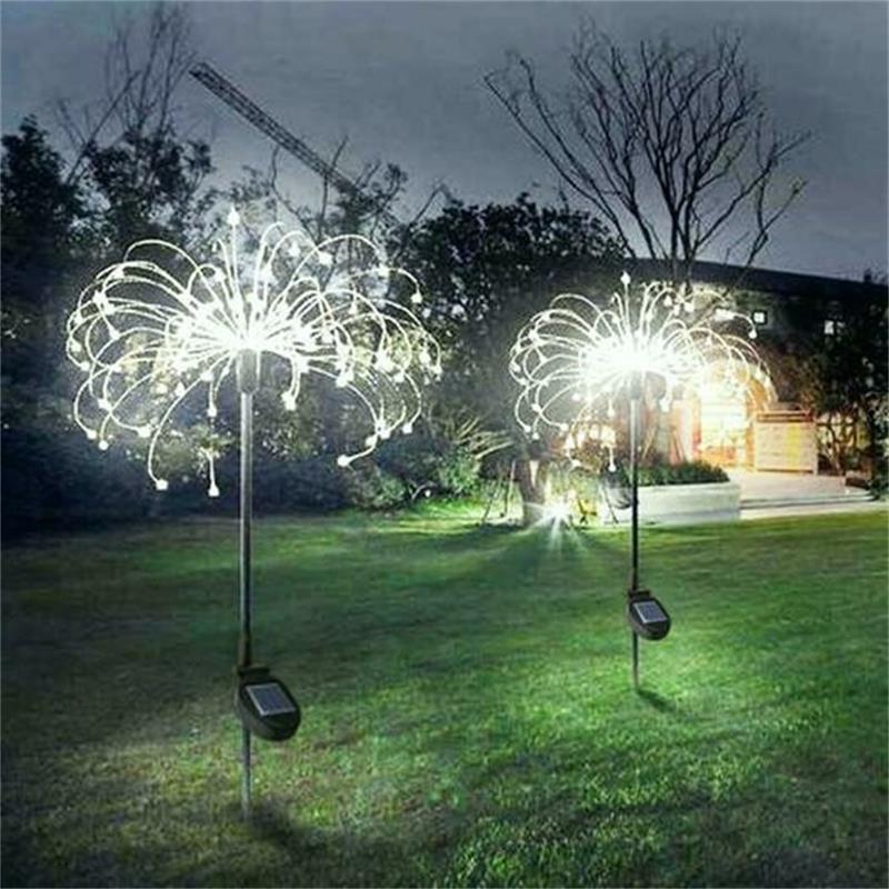 Wasserdichtes Solar Gartenfeuerwerk Licht