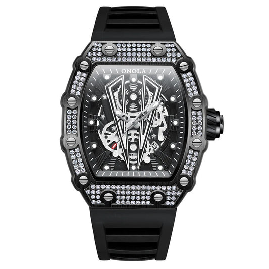 ONOLA Watch Quartz "Venom" V-Series Diamond Bezel